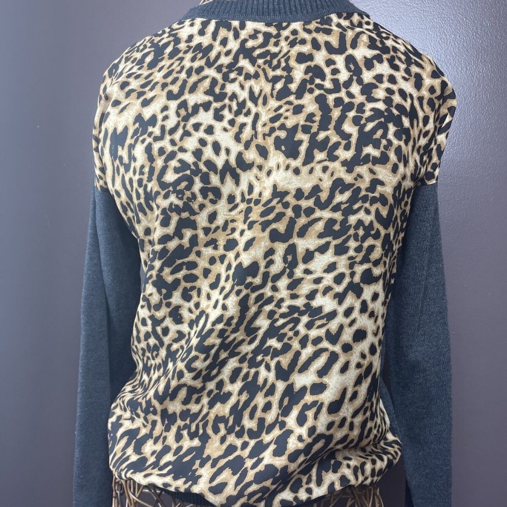 OVi Cheetah Print Sweater Womens Medium